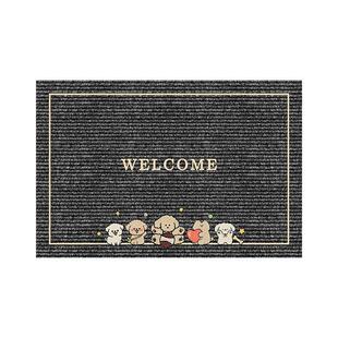 入户门地垫卡通高级感防滑耐脏玄关地毯门口进门家用脚垫子可裁剪