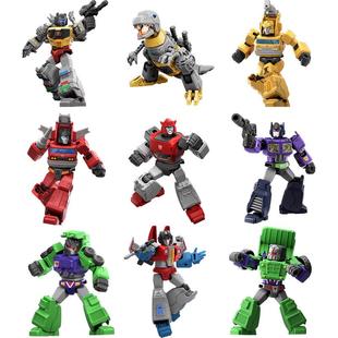 正版布鲁可变形金刚起源擎天柱群星版盲盒布鲁克积木人送男孩玩具