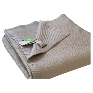 韩国大鹅轻奢天丝棉床盖三件套北欧纯色夹棉绗缝床单夏季裸睡软席