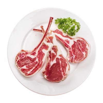 伟和祥原切12肋法式羊排烧烤煎原料内蒙古战斧小切500克