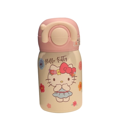 316不锈钢保温杯弹盖吸管杯子女