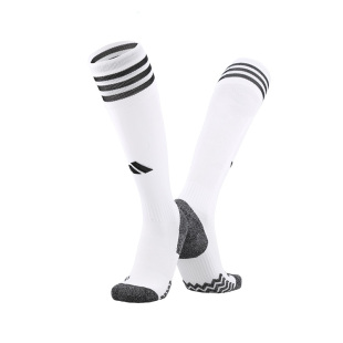 小李子阿迪达斯足球袜长筒袜跑步运动毛巾底高筒训练袜成人儿童男