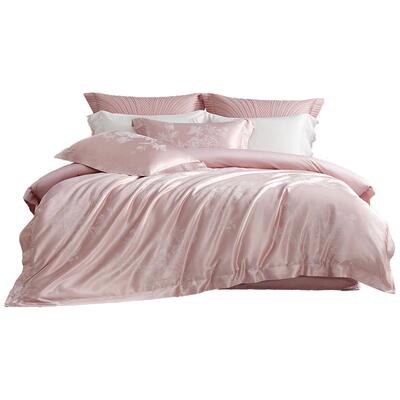 水星家纺轻奢大提花四件套