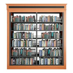 定制西西弗钢木书架实木组合图书馆钢制书橱书城书店钢木结合书柜