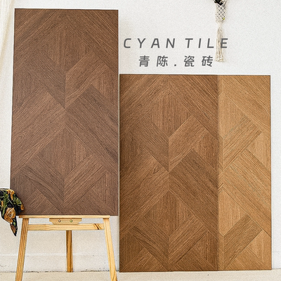 法式复古风600*1200拼花木纹砖厨房客厅卧室民宿酒店防滑地砖瓷砖