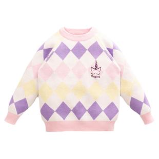 清仓亲子母女装毛衣冬季不一样的公主加厚高端大牌女童针织外套