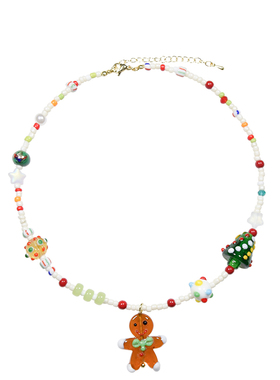 AWE官方圣诞特辑款彩色串珠项链