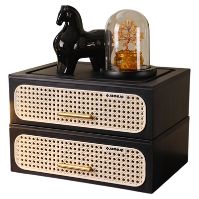 中古风桌面收纳盒装饰摆件