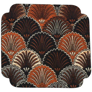 匠鱼禅意锦锻茶杯垫茶杯托办公室隔热垫吸水杯垫套装功夫茶具配件