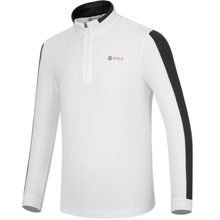 美国PGA 秋冬款儿童高尔夫服装青少年长袖T恤 男童上衣服装童装