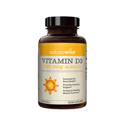 Naturewise维生素D3补钙5000IU