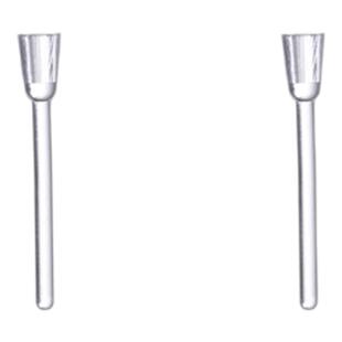 耳钉套管配件 高级树脂针替换金属耳针diy材料 透明耳饰断针修复