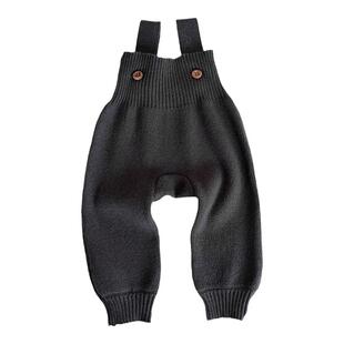 宝宝春装套装女童洋气针织毛衣婴儿连体衣秋季长袖背带裤两件套