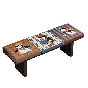 御尚居乳胶卡座垫软包餐椅垫复古卡通玄关换鞋凳坐垫屁垫加厚定制