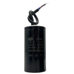 CD60单相电机启动运转电容器水泵吊机空压机台钻洗衣机100-500UF