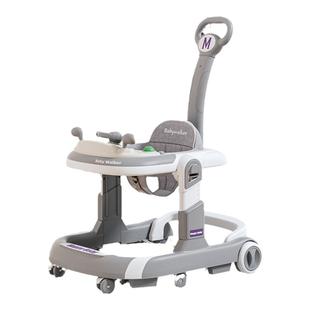 宝宝学步车防O型腿新款多功能婴儿手推玩具助步车防侧翻可折叠