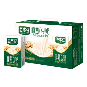 豆本豆唯甄红枣豆奶250ml*24盒整箱装早餐奶健康正品原味植物农场