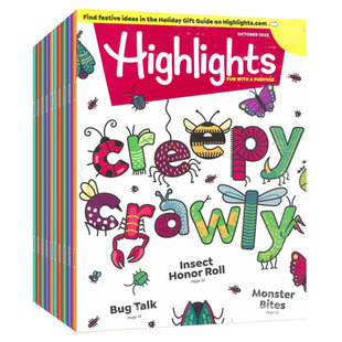 美国原版/现货】Highlights for Children 2025/26年订阅英文书刊少儿育儿读物8-15岁儿童小学生初中英语杂志2023/24年期刊