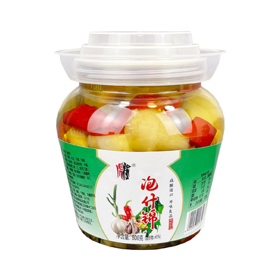 泡辣椒泡洋姜泡椒竹笋泡豇豆下饭