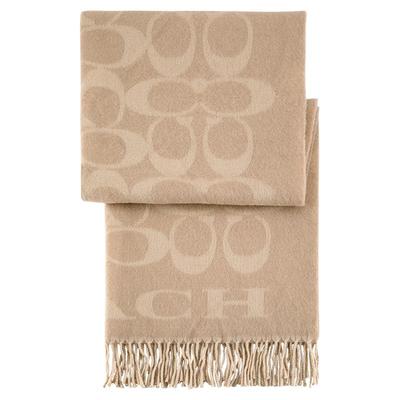 COACH/蔻驰时尚羊毛流苏围巾