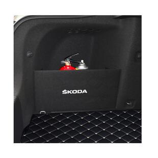 适用斯柯达新明锐pro旅行版速派昕锐昊锐后备箱挡板整理收纳隔板