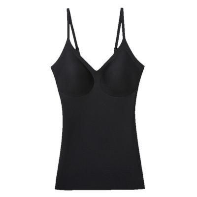 女士轻薄带衬垫V领修身打底吊带