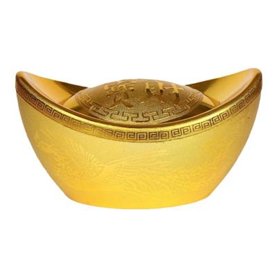 春节新年仿真道具空心塑料大元宝