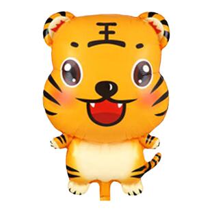 宝宝飘空彩色卡通气球地推公园广场摆摊儿童升空飞天氦气铝膜气球