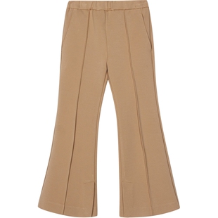 江南布衣童装罗马布修身喇叭裤长裤运动秋冬女童儿童jnbybyjnby