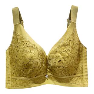 Bras爱戴新品超薄大胸显小文胸经络调整型软钢圈收副乳内衣女6630