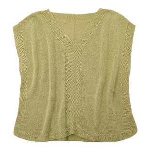 毛儿毛线 雨薇女士清爽背心材料包 棒针手工毛线编织DIY制作 光荫