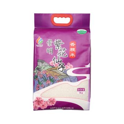 光明谷锦紫花仙子香粳米5kg崇明