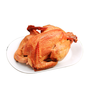 哈信诚食品特色烧鸡三黄鸡熏鸡熟食即食东北特产下酒菜包邮650g*1