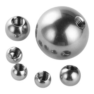 GLS 304打孔钢球带孔钢珠实心不锈钢珠钢球钻孔穿孔圆珠有孔圆球