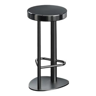 不锈钢吧台椅子户外吧椅简约家用高脚凳酒吧椅前台收银岛台吧台凳