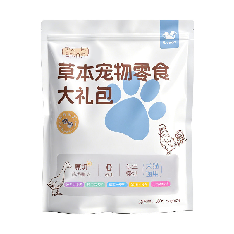 莱可狗狗零食礼包鸡鸭肉干磨牙棒