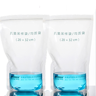 比克曼生物无菌采样袋均质袋一次性水质取样袋无菌袋灭菌采集袋