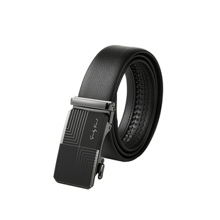 HLA/海澜之家纯色皮带2026新款自动扣合金扣头商务绅士纯色腰带男