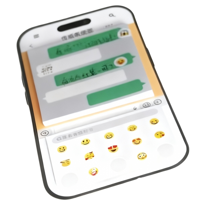 创意绿泡泡手账便签纸学生传纸条表情便利贴模拟对话框手帐素材纸