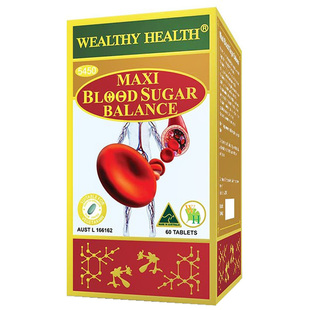 3盒380澳洲原装wealthy health富康衡糖maxi blood sugar balance