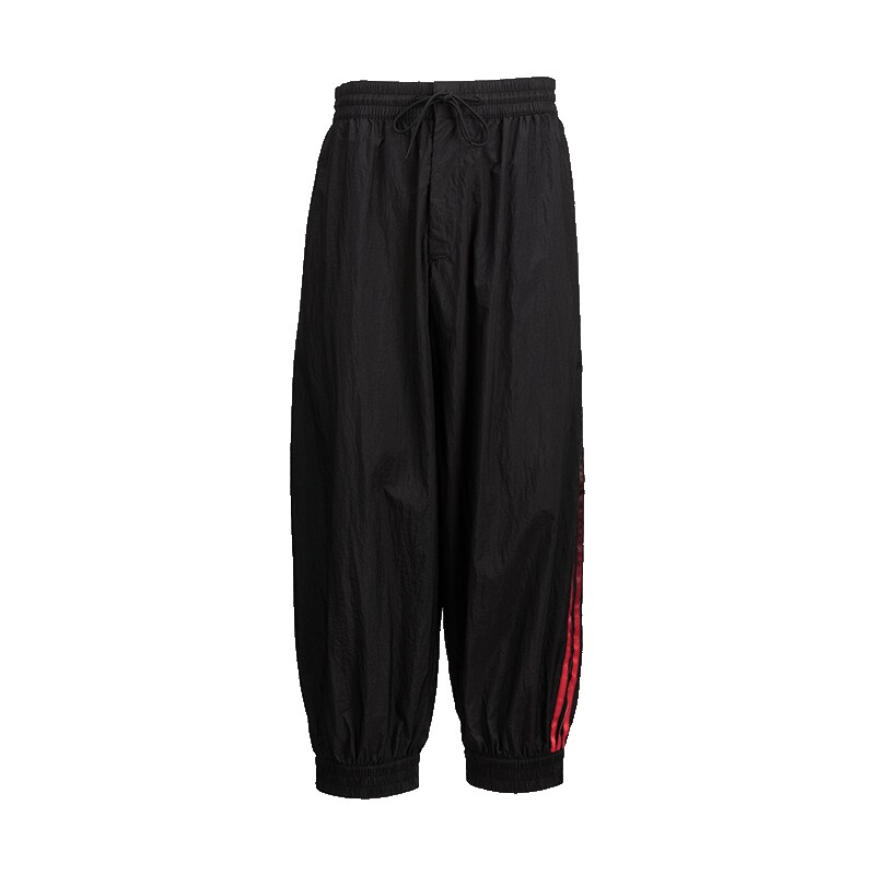 Y-3条纹宽松针织运动裤男士