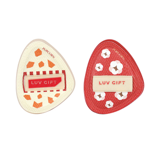 爱物极物爆米花系列拇指粉扑迷你专业底妆粉底液不吃粉手指小粉扑