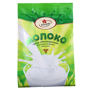 俄罗斯卡林卡脱脂牛奶粉原装进口全脂食品学生成年中老年袋装营养