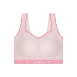 【无尺码】无痕运动内衣女士胸罩背心彩色可外穿文胸2026新款爆款