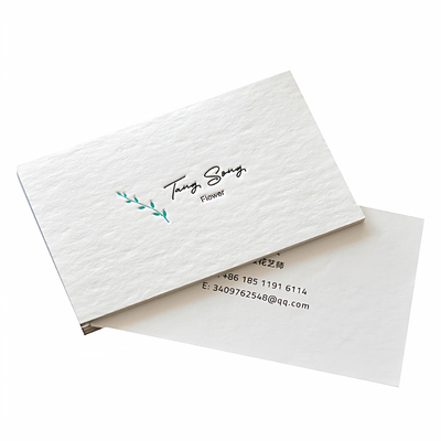 名片压凹凸定制印刷设计制作双面