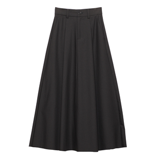 Carolingian意式经典大摆裙！精梳VISCOSE优雅半裙长裙早秋