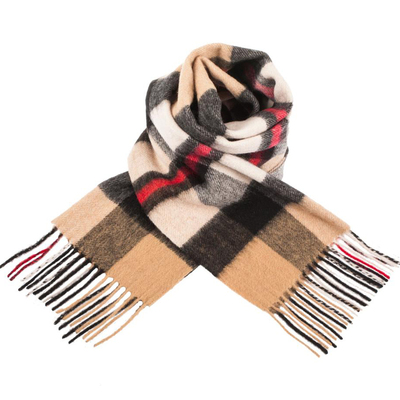 爱丁堡冬季男女格纹纯羊毛围巾