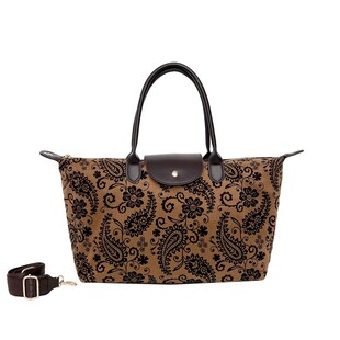 复古鹿皮绒托特包包女时尚大容量通勤手提包小众百搭单肩斜挎大包