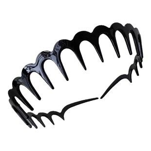 韩系波浪发箍女高颅顶洗脸带齿发卡头饰布艺防滑碎发头箍2024新款