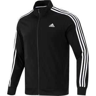 阿迪达斯外套男款2026冬季新款运动服男士立领休闲梭织夹克